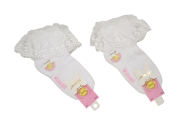 Носки детские №C520-1 белые с рюшей Комакс
