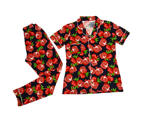 Комплект женский (рубашка+брюки) Мальвина р.46-54 (ПРОДАЖА УПАКОВКАМИ ПО 5шт) фото 1