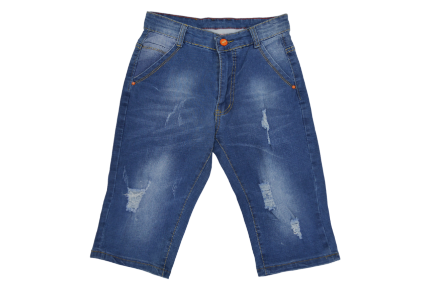 Бриджи мужские S.F.CLASSIC 802 (р.28-34) джинсовые, рваные (ШТУЧНО) фото 1