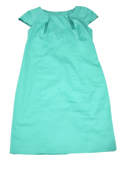 Платье женское №82010 п/э короткий рукав однотонное Р фото 4