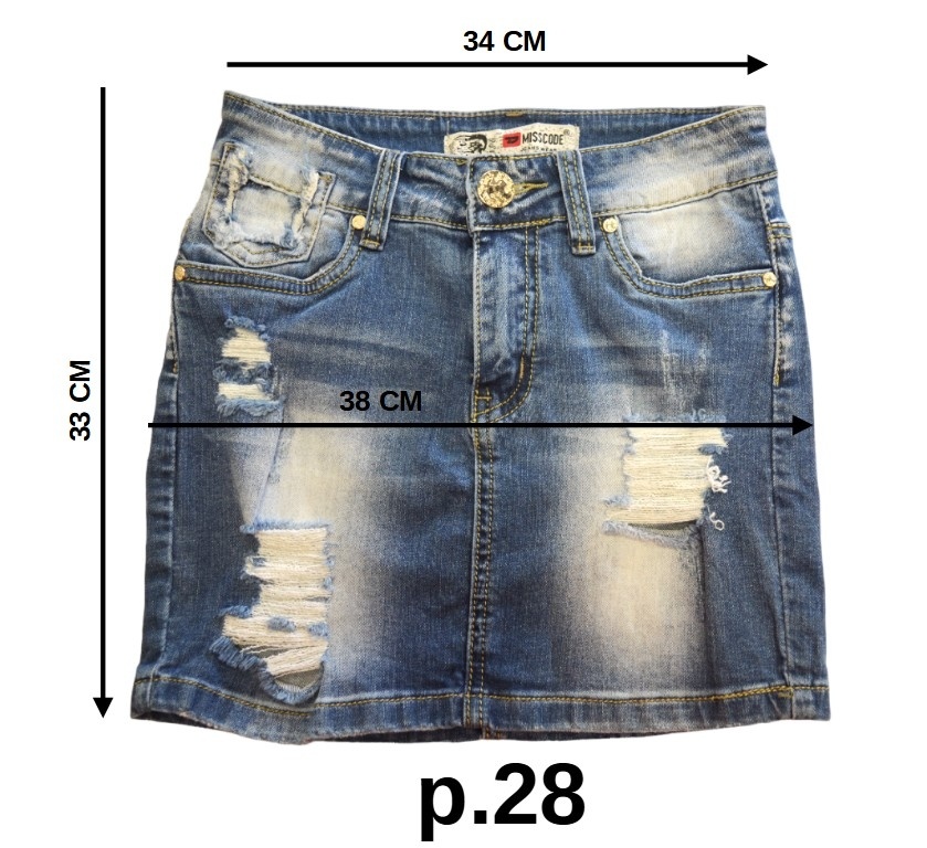 Юбка женская джинсовая MISSCODE 1180/1186 (р.25-30) фото 13