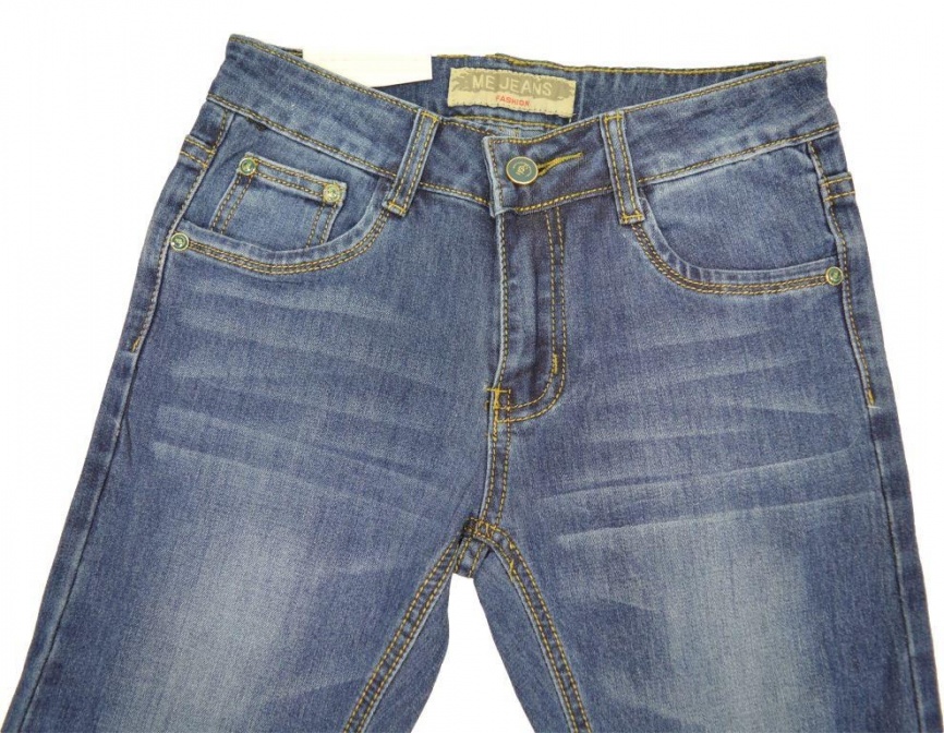  Джинсы женские ME  JEANS 9963 р.25-30 синие (упаковками) фото 4