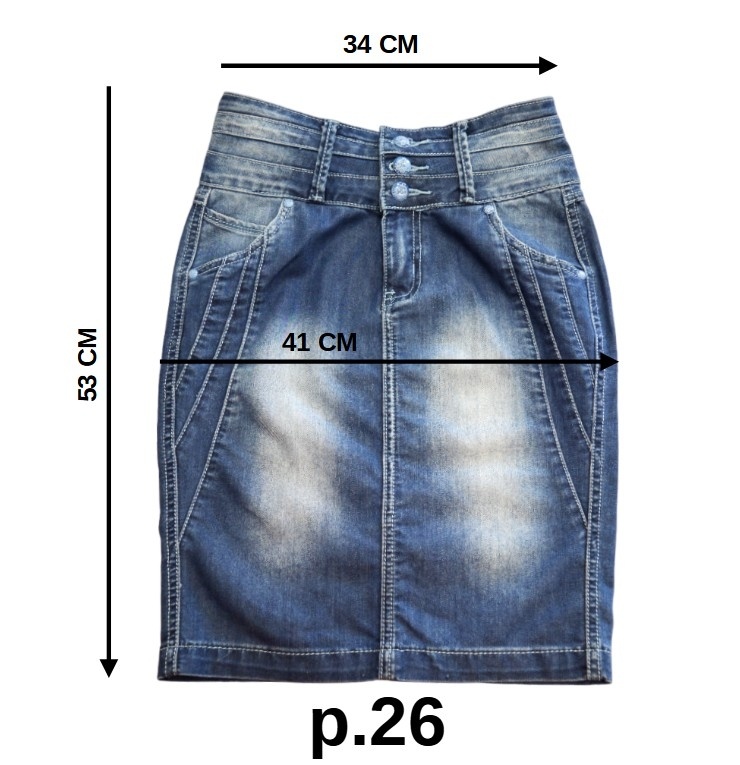 Юбка женская джинсовая ML 113 фото 8