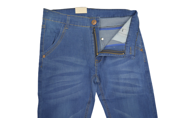 Джинсы мужские M.SARAER 1721 р.29-38 темно-голубые, зауженные Л (упаковками) фото 3